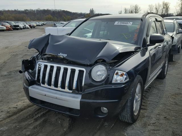 1J8FT47W48D672580 - 2008 JEEP COMPASS SP BLACK photo 2