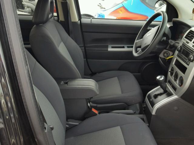 1J8FT47W48D672580 - 2008 JEEP COMPASS SP BLACK photo 5