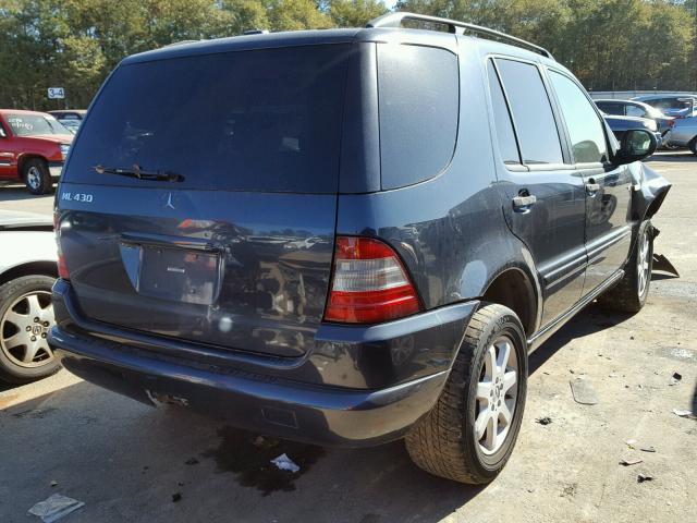 4JGAB72E6YA217909 - 2000 MERCEDES-BENZ ML 430 黑色 照片 4