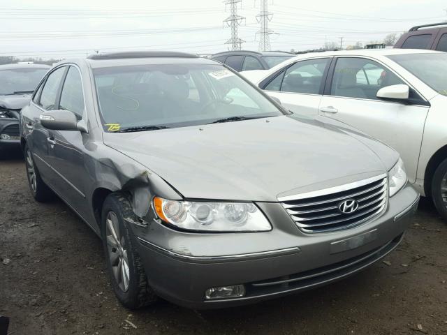 KMHFC46F59A344625 - 2009 HYUNDAI AZERA SE GRAY photo 1