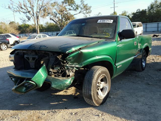 1GCCS1444YK172865 - 2000 CHEVROLET S TRUCK S1 GREEN photo 2