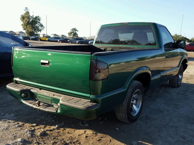 1GCCS1444YK172865 - 2000 CHEVROLET S TRUCK S1 GREEN photo 4