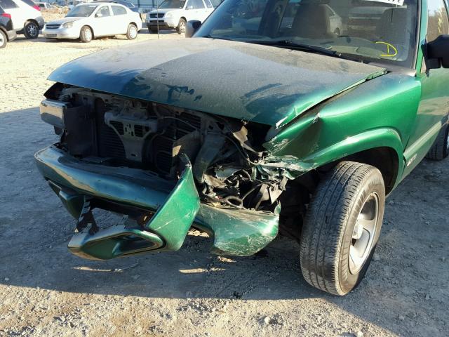 1GCCS1444YK172865 - 2000 CHEVROLET S TRUCK S1 GREEN photo 9