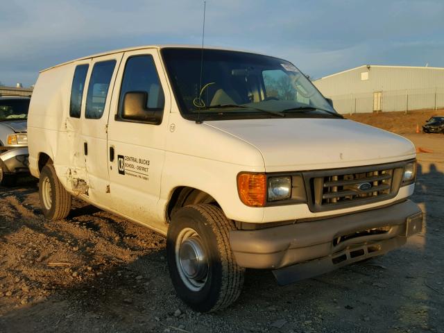 1FTNE24W86HA49264 - 2006 FORD ECONOLINE WHITE photo 1