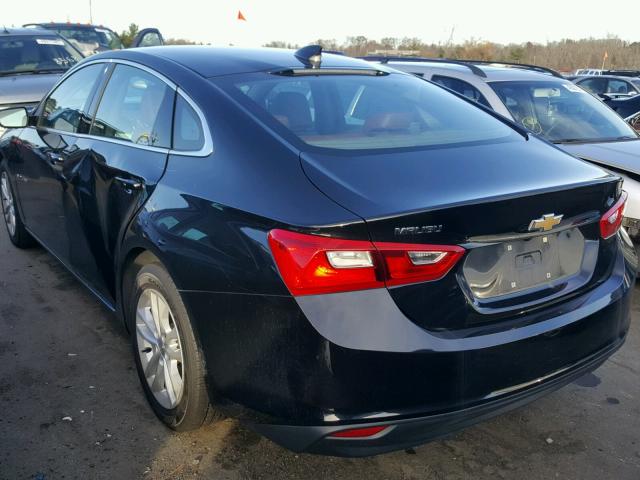 1G1ZE5ST6HF101672 - 2017 CHEVROLET MALIBU LT BLACK photo 3