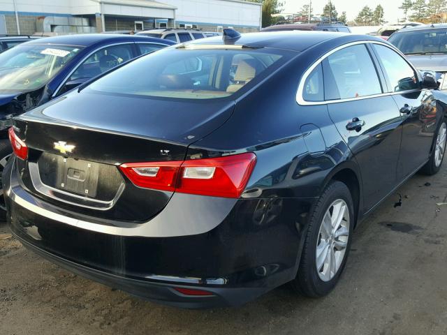 1G1ZE5ST6HF101672 - 2017 CHEVROLET MALIBU LT BLACK photo 4