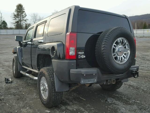 5GTEN13LX88134653 - 2008 HUMMER H3 ALPHA BLACK photo 3