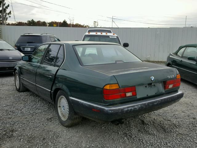 WBAGB4311NDB70016 - 1992 BMW 735 I AUTO GREEN photo 3