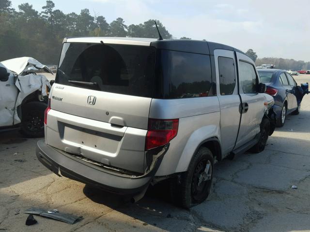 5J6YH1H32BL001890 - 2011 HONDA ELEMENT LX SILVER photo 4