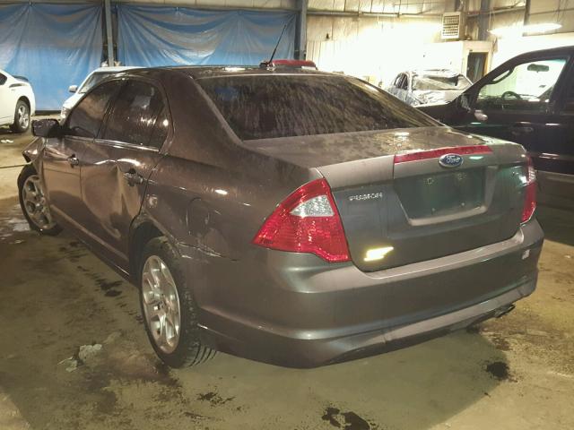 3FAHP0HA7BR209904 - 2011 FORD FUSION SE CHARCOAL photo 3