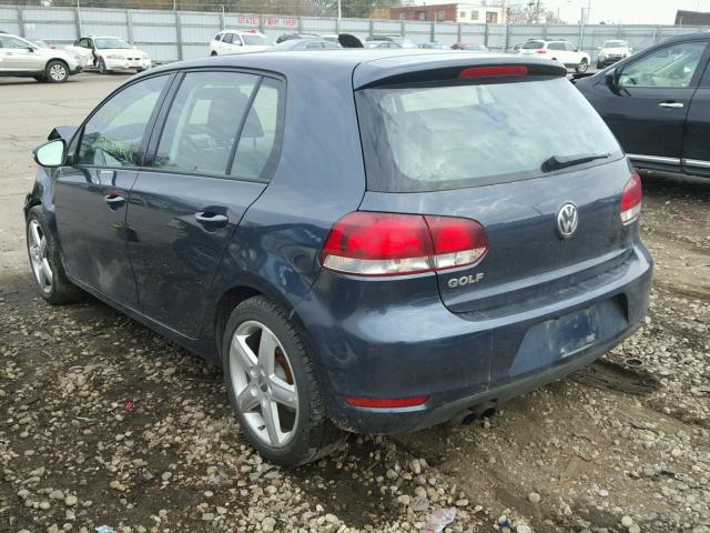 WVWDA7AJ4BW172840 - 2011 VOLKSWAGEN GOLF 蓝色 照片 3