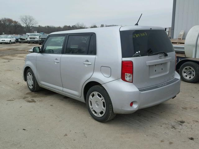 JTLZE4FE6CJ001028 - 2012 TOYOTA SCION XB SILVER photo 3