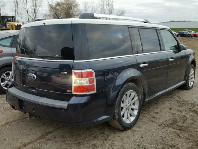 2FMEK62C49BA36100 - 2009 FORD FLEX SEL BLUE photo 4