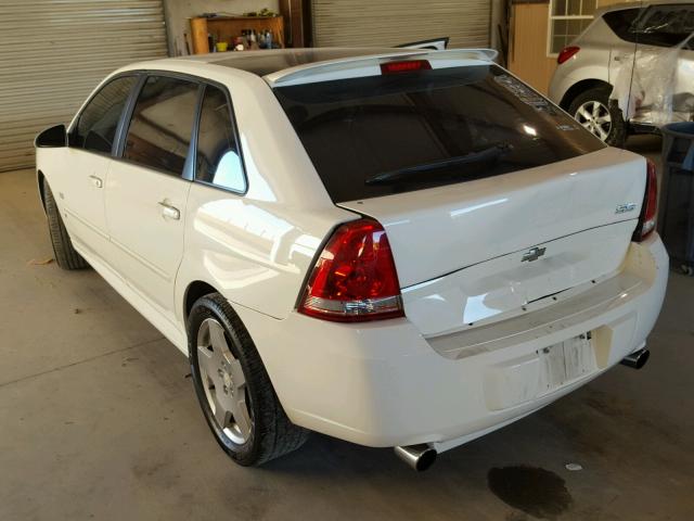 1G1ZW63146F114336 - 2006 CHEVROLET MALIBU MAX WHITE photo 3