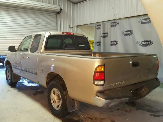 5TBRN34164S438370 - 2004 TOYOTA TUNDRA ACC GOLD photo 3