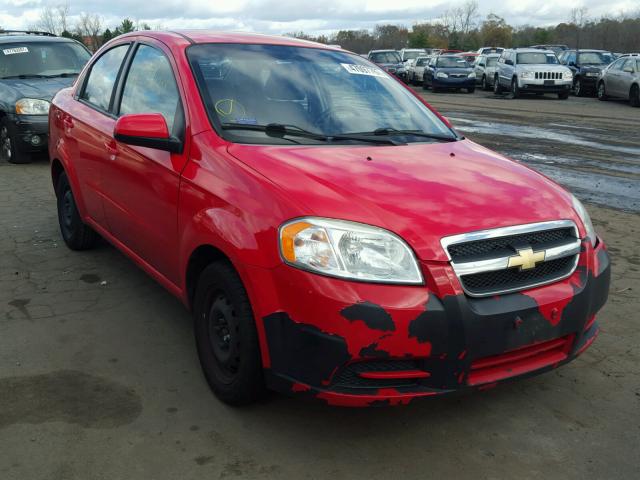 KL1TD5DE9BB159585 - 2011 CHEVROLET AVEO LS RED photo 1