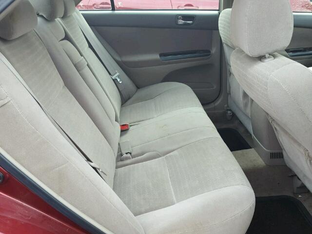 4T1BE32K46U109939 - 2006 TOYOTA CAMRY LE მუქწითელი ფოტო 6