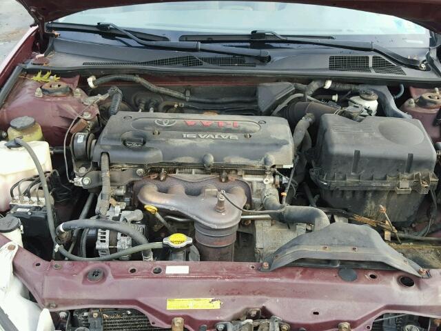 4T1BE32K46U109939 - 2006 TOYOTA CAMRY LE მუქწითელი ფოტო 7