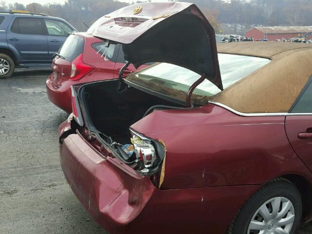 4T1BE32K46U109939 - 2006 TOYOTA CAMRY LE მუქწითელი ფოტო 9