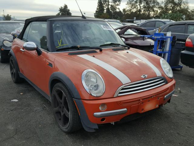 WMWRF33475TF61291 - 2005 MINI COOPER ORANGE photo 1