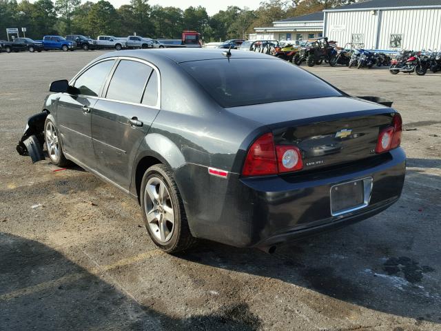 1G1ZH57B39F185779 - 2009 CHEVROLET MALIBU 1LT BLACK photo 3