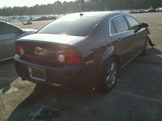 1G1ZH57B39F185779 - 2009 CHEVROLET MALIBU 1LT BLACK photo 4