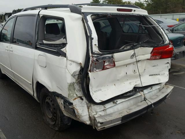 5TDZA23C45S352072 - 2005 TOYOTA SIENNA CE WHITE photo 9