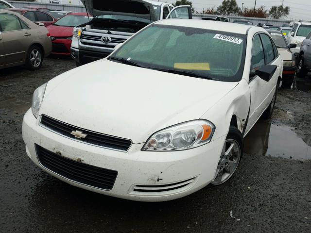 2G1WT55N879392382 - 2007 CHEVROLET IMPALA LT WHITE photo 2