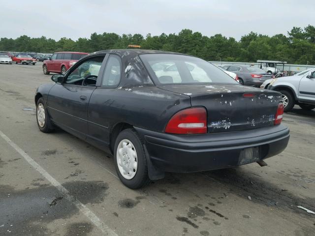 1B3ES22C4VD179793 - 1997 DODGE NEON BASE BLACK photo 3