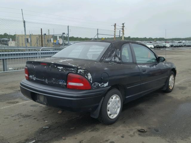 1B3ES22C4VD179793 - 1997 DODGE NEON BASE BLACK photo 4