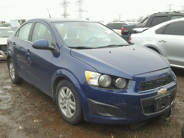 1G1JC5SB3D4114959 - 2013 CHEVROLET SONIC LT BLUE photo 1