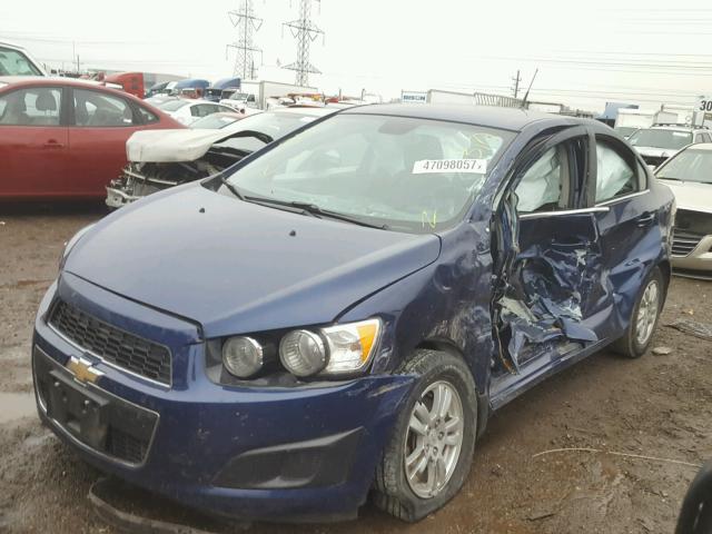 1G1JC5SB3D4114959 - 2013 CHEVROLET SONIC LT BLUE photo 2