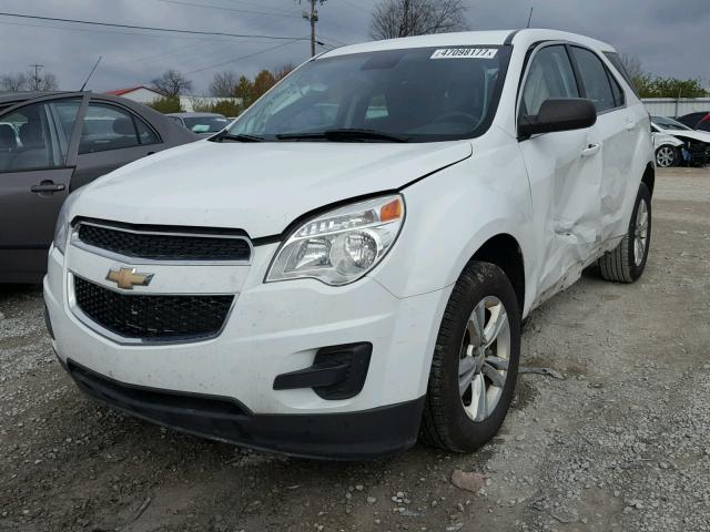 1GNALBEK3DZ103519 - 2013 CHEVROLET EQUINOX LS WHITE photo 2