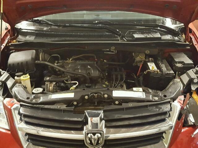 2D8HN54109R677364 - 2009 DODGE GRAND CARA RED photo 7