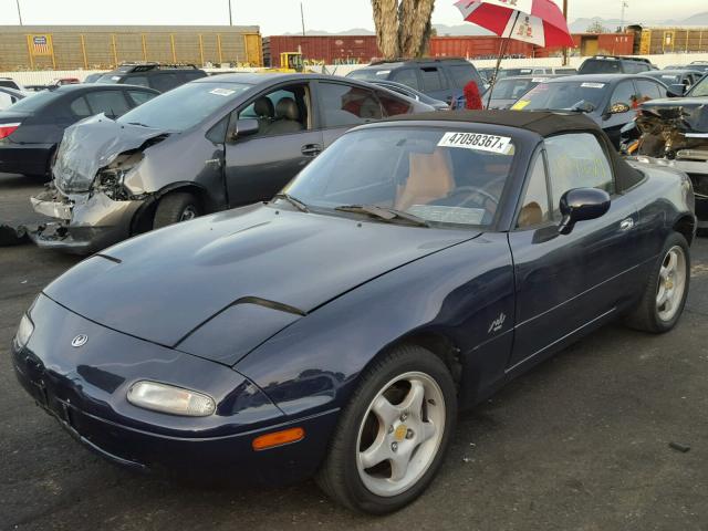 JM1NA3531T0706759 - 1996 MAZDA MX-5 MIATA BLUE photo 2