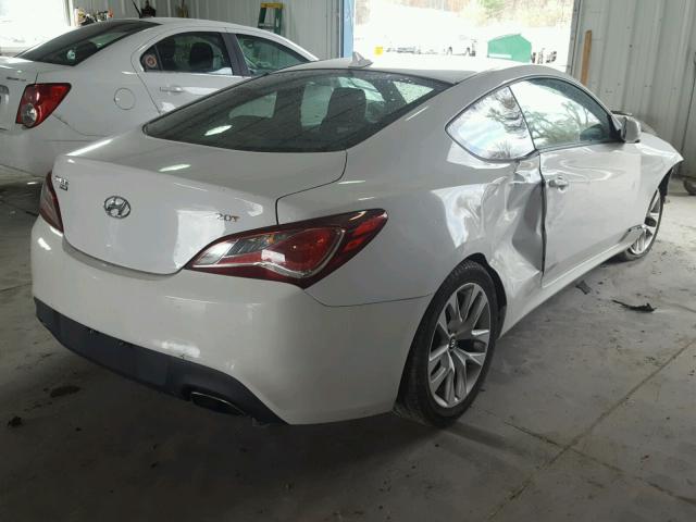 KMHHT6KD7DU083854 - 2013 HYUNDAI GENESIS CO WHITE photo 4