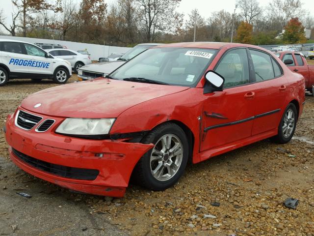 YS3FD49Y661117978 - 2006 SAAB 9-3 BASE RED photo 9