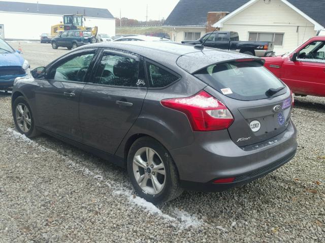 1FADP3K22DL312473 - 2013 FORD FOCUS SE GRAY photo 3