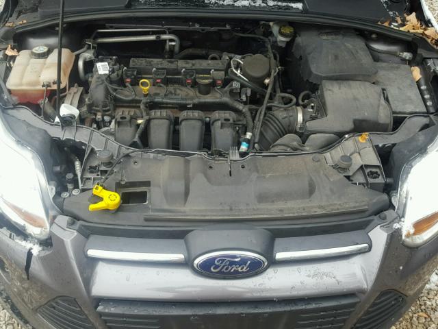 1FADP3K22DL312473 - 2013 FORD FOCUS SE GRAY photo 7