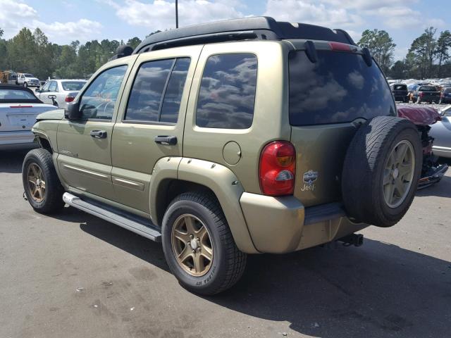 1J8GK38K13W558000 - 2003 JEEP LIBERTY RE 绿色 照片 3