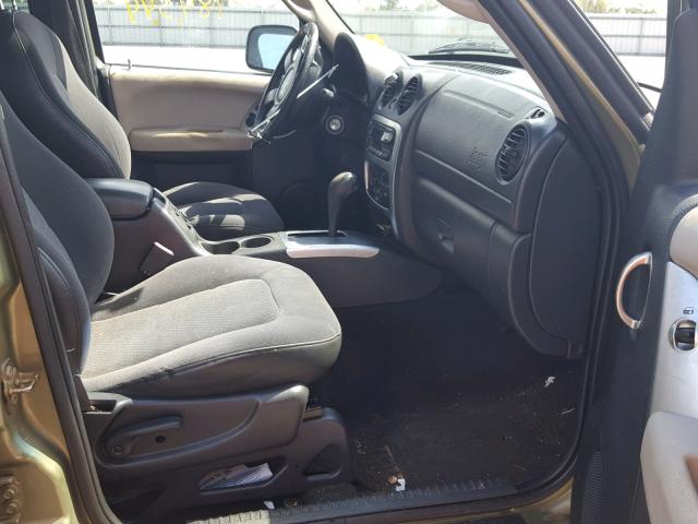 1J8GK38K13W558000 - 2003 JEEP LIBERTY RE 绿色 照片 5