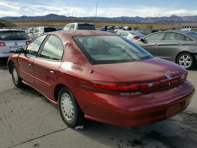 1MELM50U1VG643374 - 1997 MERCURY SABLE GS RED photo 3