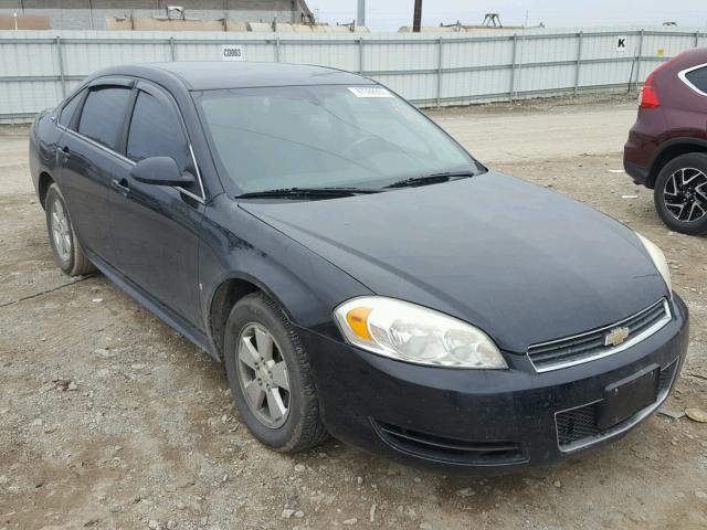 2G1WT57N091314242 - 2009 CHEVROLET IMPALA 1LT BLACK photo 1