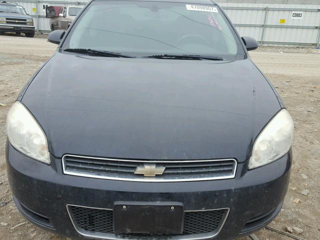 2G1WT57N091314242 - 2009 CHEVROLET IMPALA 1LT BLACK photo 9