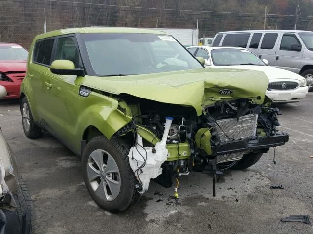 KNDJN2A20G7827547 - 2016 KIA SOUL GREEN photo 1