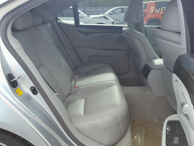 JTHBL46F485057690 - 2008 LEXUS LS 460 SILVER photo 6