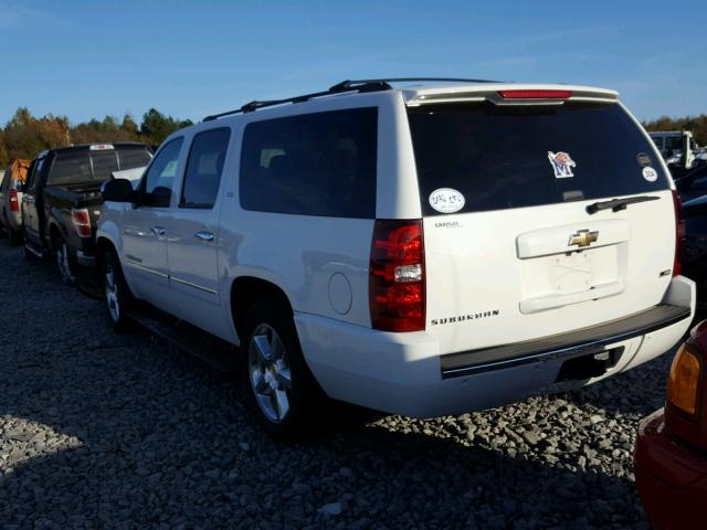 1GNFC36059R238890 - 2009 CHEVROLET SUBURBAN C WHITE photo 3