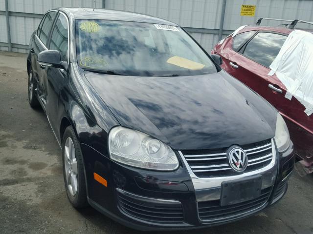 3VWRM71K98M164356 - 2008 VOLKSWAGEN JETTA SE BLACK photo 1