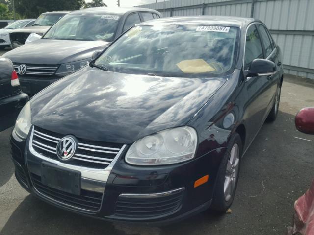 3VWRM71K98M164356 - 2008 VOLKSWAGEN JETTA SE BLACK photo 2