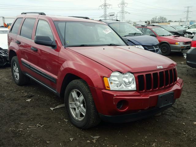 1J4GR48K45C721259 - 2005 JEEP GRAND CHER RED photo 1